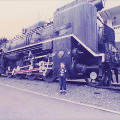 1992-04-01 青梅鉄道公園の蒸気機関車とCOTA<br>青梅鉄道公園のSLとCOTA