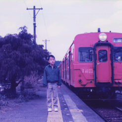 1995-03-17 越生駅<br>越生駅 八高線の気動車