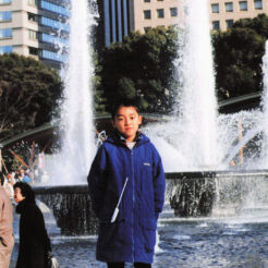 1996-01-02 日比谷公園<br>一般参賀帰りの日比谷公園。