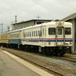 2007-06-30 11-37-06那珂湊駅の留置車両<br>勝田まで特急ひたちで、茨城交通沿線と水戸周辺を巡る