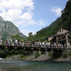 2007-08-05 13-58-56上高地・河童橋<br>軽井沢から上高地に抜けた