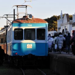 2008-01-01 07-25-38銚子電鉄犬吠駅<br>初日の出を見に車で送ってもらい銚子・犬吠埼へ