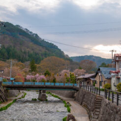 2010-05-04-16-52-31岩泉町の風景<br>岩泉の龍泉洞と岩泉線、盛岡の桜と小岩井農場を巡る