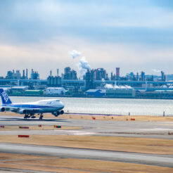 2012-01-29-11-04-54羽田空港国際線ターミナル<br>空港で飛行機観察