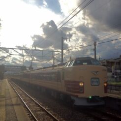 2012-05-04 16-53-36岩舟駅 藤まつりの特急電車<br>八高線と両毛線を辿る旅