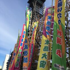 2015-11-29 12-17 両国 国技館前ののぼり 大アクアプラス祭<br>イベント・大アクアプラス祭