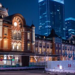 2016-07-18 19-41 東京駅舎<br>夜の東京駅