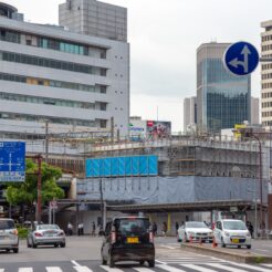 2016-09-21 12;27 神戸三宮駅 阪神淡路大震災復興を見守った仮設の神戸阪急ビル東館解体・新ビル建設工事<br>ホテルケーニヒスクローネ くまポチ邸に泊まり神戸の街と有馬温泉経由で六甲山、芦屋川や西宮北口、甲子園を巡った