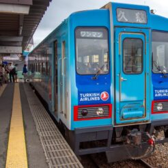 2017-08-14 13;05 宮古 三陸鉄道の久慈行き車両<br>青森の弘前から五所川原でやってまれ丼、盛岡と宮古・浄土ヶ浜、田老と岩泉 龍泉洞を巡る旅