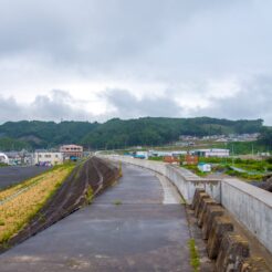 2017-08-14 13;55 田老 旧堤防<br>青森の弘前から五所川原でやってまれ丼、盛岡と宮古・浄土ヶ浜、田老と岩泉 龍泉洞を巡る旅