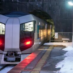 2018-01-02 17;02 川治温泉駅 野岩鉄道<br>日光と鬼怒川の奥にある川治温泉を雪が積もる時期に旅した