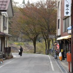 2019-04-30 16;42 新潟県十日町市 清津峡付近の街並み<br>高崎駅からレンタカーで川原湯温泉・万座・志賀高原を通って上越妙高に泊まり、新潟柏崎から高崎に戻るドライブ