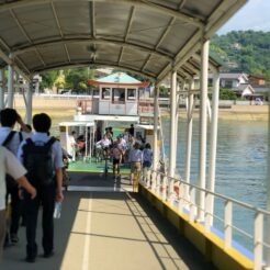 2019-07-07 09;43 尾道 富浜港<br>東海道・山陽新幹線で福山から尾道の旅