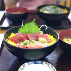 2019-09-07 13;13 東茨城郡大洗町 港中央 大洗まいわい市場 海鮮丼<br>茨城の大洗・鹿島から千葉の銚子をレンタカーで旅した