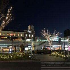 2020-01-03 17;19 田無駅 イルミネーション<br>花の家、おばあちゃんと墓参り