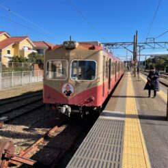 2021-01-02 12;07 銚子駅 銚子電鉄 2002編成<br>銚子電鉄と銚子周辺の神社巡り・犬吠埼の旅