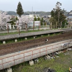 2021-03-30 15;51 上総牛久駅<br>小湊鉄道で花見をする