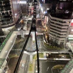 2021-12-24 23;38 北九州市 小倉駅 JR九州 ステーションホテル小倉から小倉の夜景<br>クリスマスで盛り上がる福岡県博多・天神・中洲、平成筑豊鉄道や後藤寺線で田川後藤寺・田川伊田、日田彦山線で小倉を巡る旅