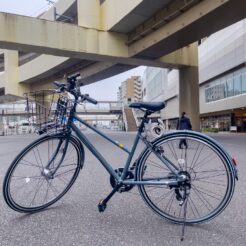 2022-04-21 16;26 京急蒲田 購入した自転車<br>新しい自転車を買った