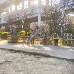 2023-03-03 15;59 梅屋敷 梅屋敷公園 梅を眺めるCOTA<br>梅屋敷の公園