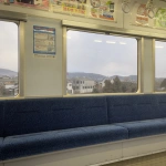 2021-12-26 16;13 糸田駅 平成筑豊鉄道の列車内