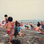 1988-08-07 三浦海岸で海水浴