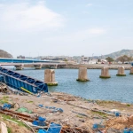 2011-05-07-13-36-57 東日本大震災で流出した山田線の第34閉伊川鉄橋