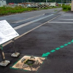 2017-08-14 14;07 田老 東日本大震災で動いた地面を表す標識