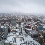 2008-12-31-11-47-27札幌JRタワーより札幌駅付近の景色