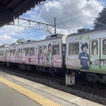 2022-07-17 15;55 長瀞駅 秩父鉄道のアニメコラボ電車