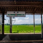 2011-07-17-12-38-53リゾートしらかみの車窓から秋田県森岳駅