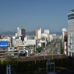 2018-06-09 15;35 豊橋駅ホテルからの風景