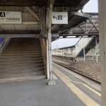 2021-12-26 16;27 田川後藤寺駅 後藤寺線方面の0番線案内