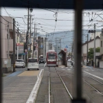 2018-06-10 12;16 豊橋 競輪場前駅 豊橋鉄道東田本線 行き違いのため長時間停車する