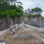 2017-08-14 11;37 宮古 浄土ヶ浜から出ている遊覧船から見える崖