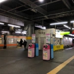 2018-06-10 16;52 豊橋駅 JR東海の駅を間借りしているため中間改札を通る必要のある名鉄のりば