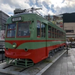 2020-10-24 13;22 東武日光駅前 廃線となった東武鉄道日光軌道線100型電車