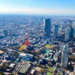 2023-02-05 13;49 芝公園付近 東京タワー ヘリコプターから