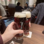 2022-03-27 19;24 川崎 ビヤレストラン銀座ライオン 川崎駅前店 ビールを乾杯