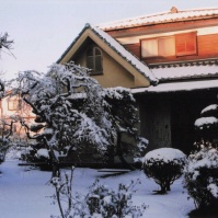 2010-02-21 花の家 雪化粧