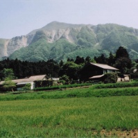 2005-05-03 埼玉県秩父市 田畑と武甲山 横瀬駅からの道