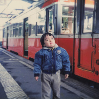 1989-03-12 箱根登山鉄道 強羅駅にいるCOTA